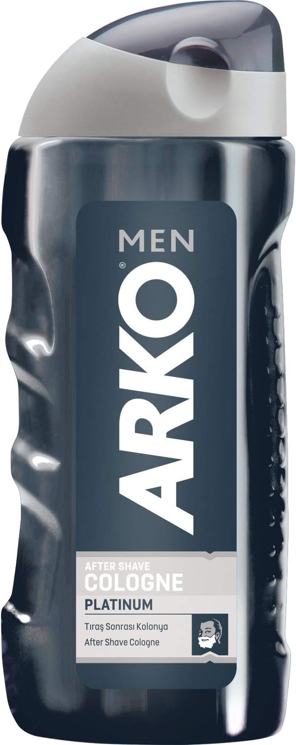 Arko Gold Power Shave Cologne 250ml Platinum Travel Size Fragrance