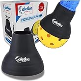 aletka 2-Pack Pickleball Picker • Pickleball Ball Retriever • Paddle Suction Cup • Pickle Ball Picker Upper • Fits Adult Standard Size Paddles • Easy Install