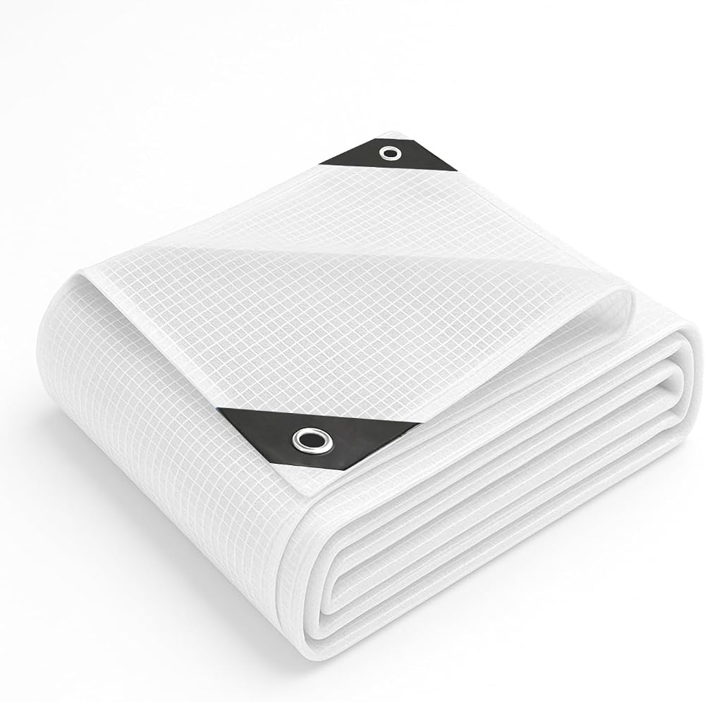 KEPLIN 2x3m Waterproof Tarpaulin Cover Sheet 100gsm Heavy Duty Mould-Resistant