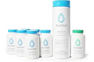 ecoone Maintenance Kit, Spa & Hot Tub Monthly Maintenance Kit, 6-Month