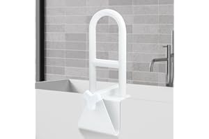 Wishtofly Bathtub Safety Rail, Heavy Duty Bath and Shower Grab Bar for Seniors and Elderly, Safety Assistance Bathtub Handle 