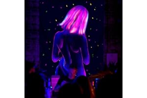 QGHOT Blacklight Sexy Women Tapestry for Bedroom, Naked Girl Black Light Tapestries Wall Hanging, Sex Neon Vertical Wall Tapestry for Adult Bedroom Dorm Room Home Wall Art Decor Poster (Small 2937 in)