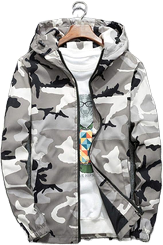 Chaqueta con capucha para hombre, primavera, otoño, informal de