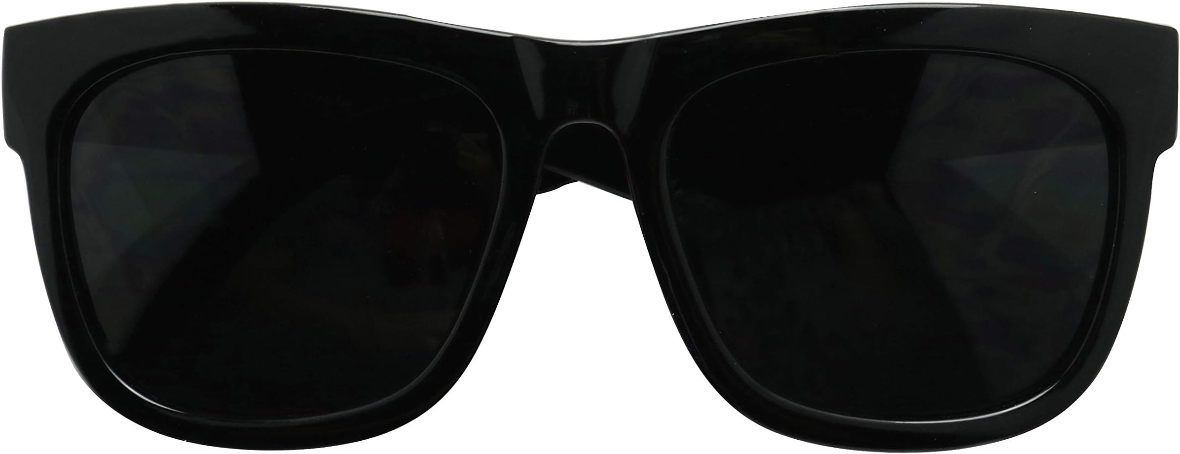 ShadyVEUClassic Square Flat Top Oversized Super Dark Tint Lens UV400 Mens Womens Sunglasses
