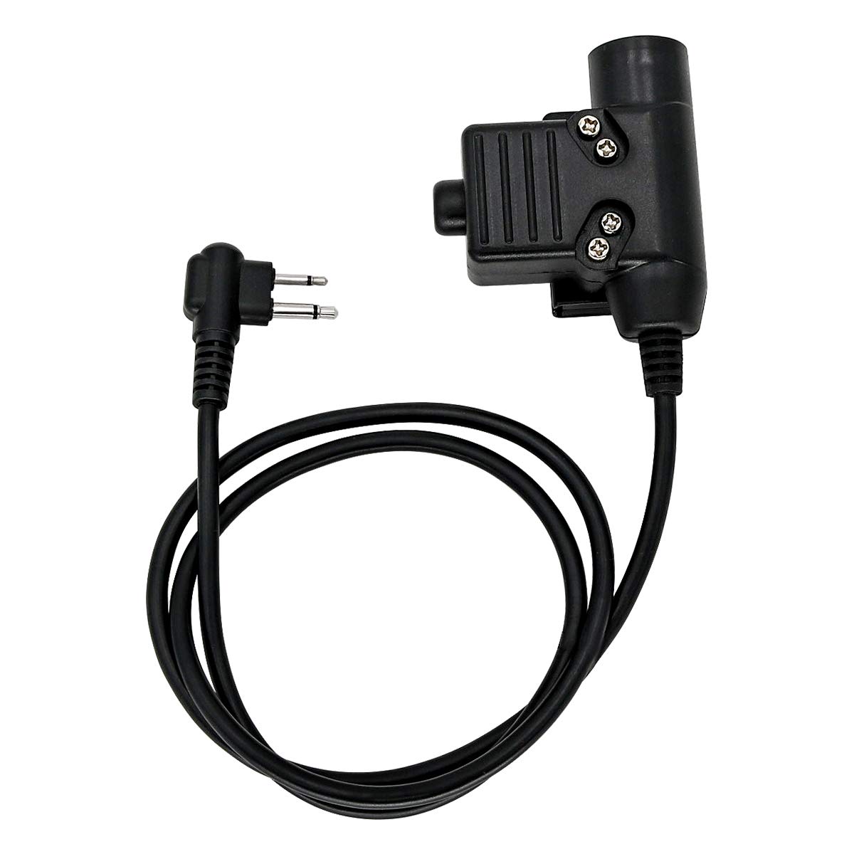 TAC-Sky U94 PTT Headset System Adapter for Motorola 2-Way Radio 2 Pin Civilian Version