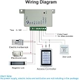 LIBO Smart Home Access Control Keypad RFID Controller 1000 Users 125KHz Keyfobs view 6