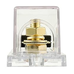 BOJACK 2 Pcs 200A Clear Shell ANL Fuse Holder and 2