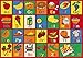 HR 8X11 KIDS ABC FRUITS NON SLIP AREA RUG (7FT.4IN X 10FT.4IN) PLEASE CHECK ALL THE PICTURES.