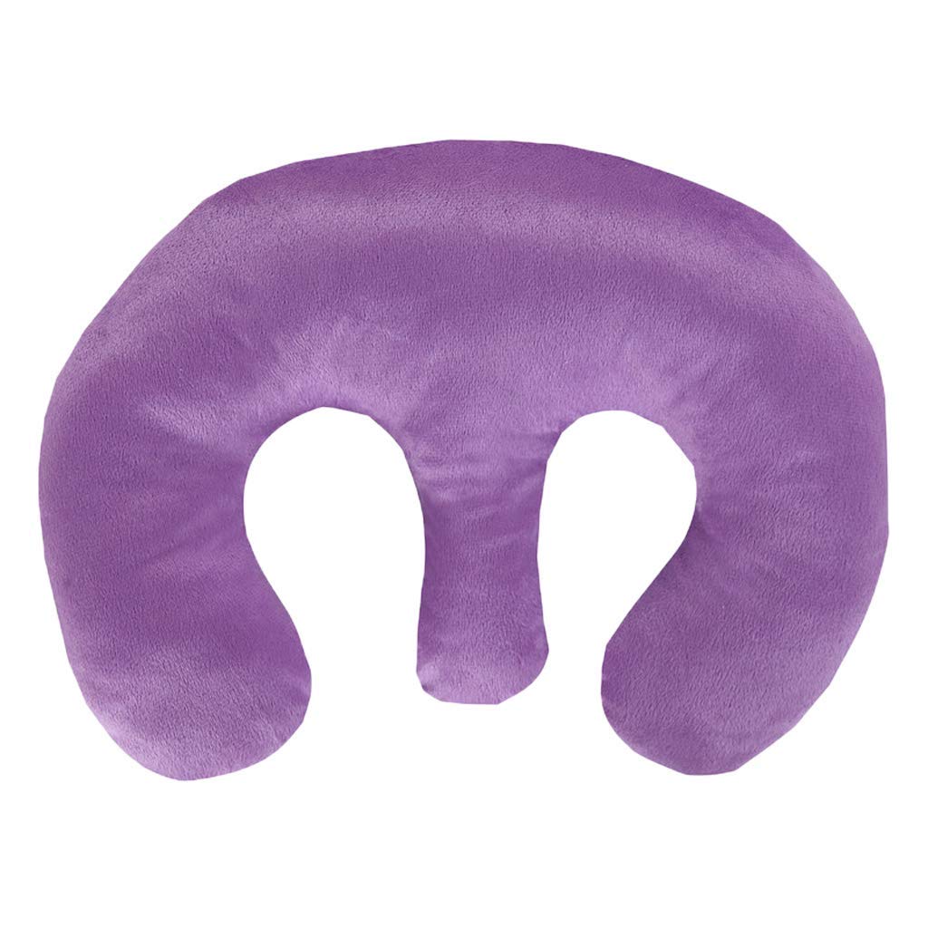 Beauty Salon Breast Pillow Feminine Bolster Breast Pillow for Massage Table, Massage Face Cradle Rest Pillow for SPA Salon, Soft Cotton Fabric - Purple : Beauty