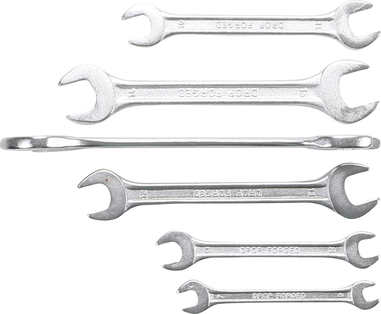 BGS Diy 1234 | Double Open End Spanner Set | 6 x 7 - 18 x 19 mm | 6 pcs.