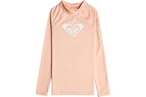 Roxy Girls' Whole Hearted Long Sleeve Rashguard Surf Shirt