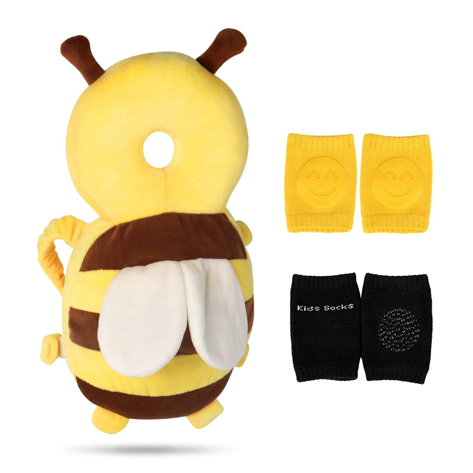 VBNZBK Baby Head Protector, Adjustable Safety Head Back Protection Backpack for Baby Crawling Walking Learning, Toddler Head Back Protector for 4-24 Months