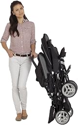 Graco Stadium Duo Tandem Pushchair Black Grey Suitable from birth to 3 yrs view 6