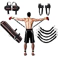 Boxing Training Resistance Band Set Leg Strength and Agility Training Strap System for Boxing,MMA,Muay Thai,Karate Combat, Basketball,Football Build Speed and Strength for Hitting