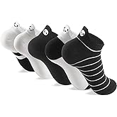 MESU Ankle Socks for Womens 5 Pairs Cute No Show Low Cut Socks
