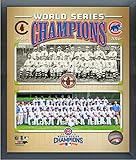 Chicago Cubs 1908 & 2016 World Series Champions Team Photo (Size: 12" x 15") Framed