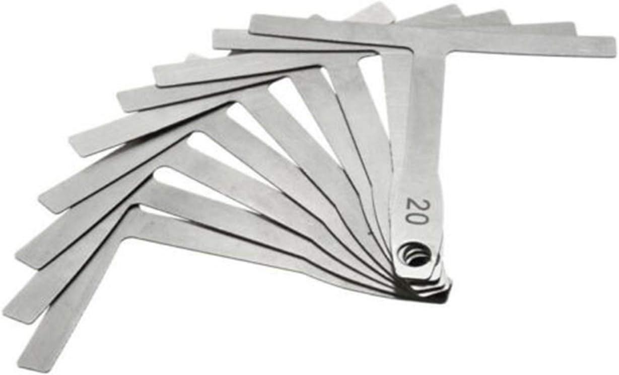 LGEGE UnderString Radius Gauge for Guitar and Bass Setup Bridge Saddle