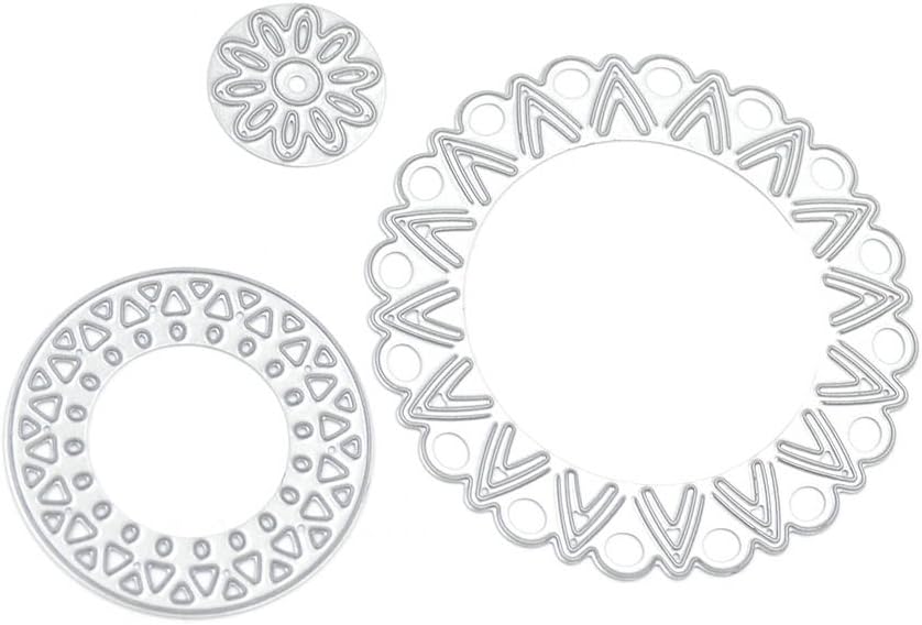 Cute Lace Flower Set Cutting Dies Set Metal Stencil Template Block DIY Paper Card