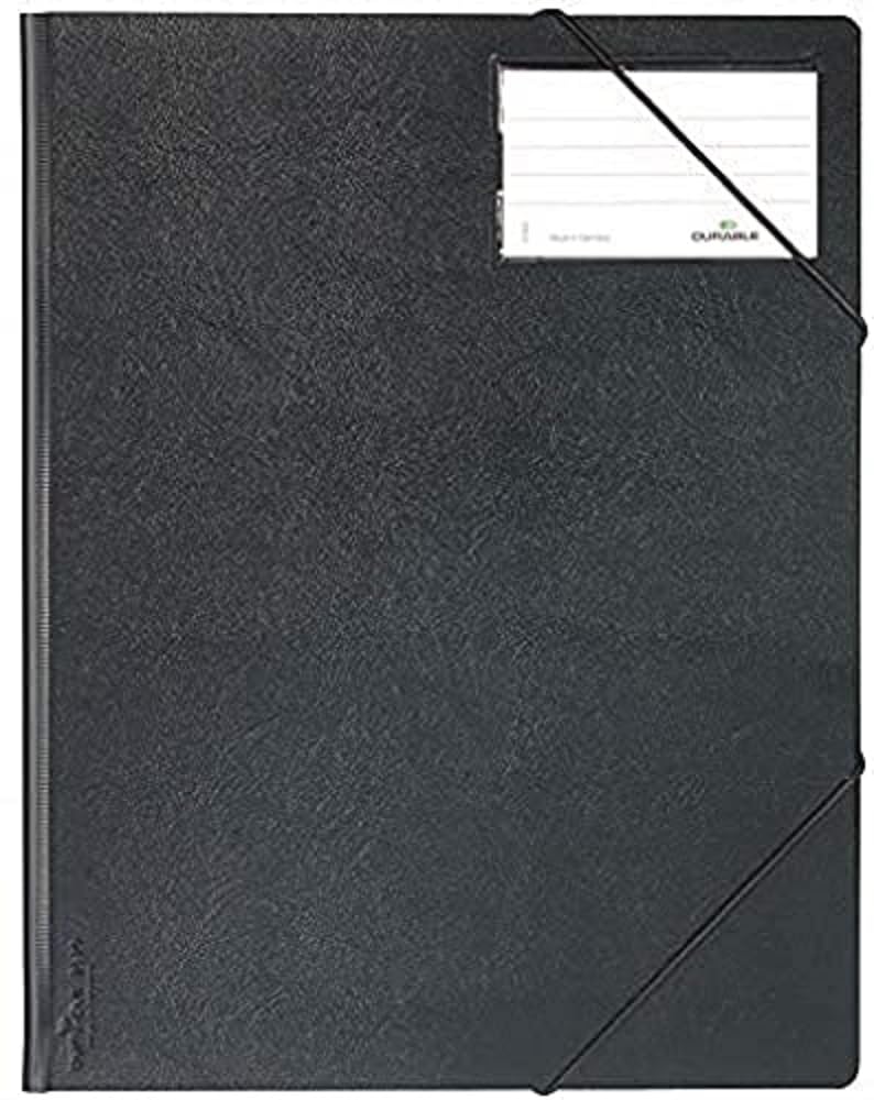 Durable 232001 Folder with Elasticated Corners DIN A4 Black