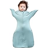 Aomloge PuppyPaws Baby Sleep Sack, Transitional Swaddle, Swaddles for Newborns，1.0 Tog Sleep Sack 3-6 Months, Wearable Blanket Baby with 2-Way Zipper