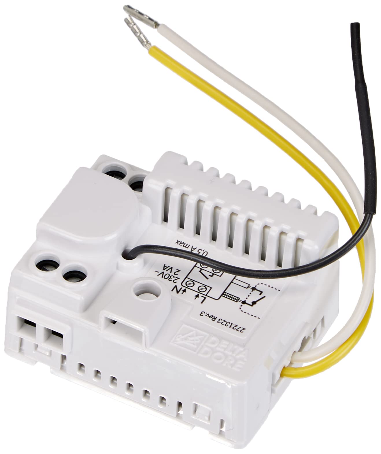 Delta Dore TYXIA 4600 DEL6351103 Continuous Function Dry Contact Receiver for Home Automation, Electrical Equipment Control