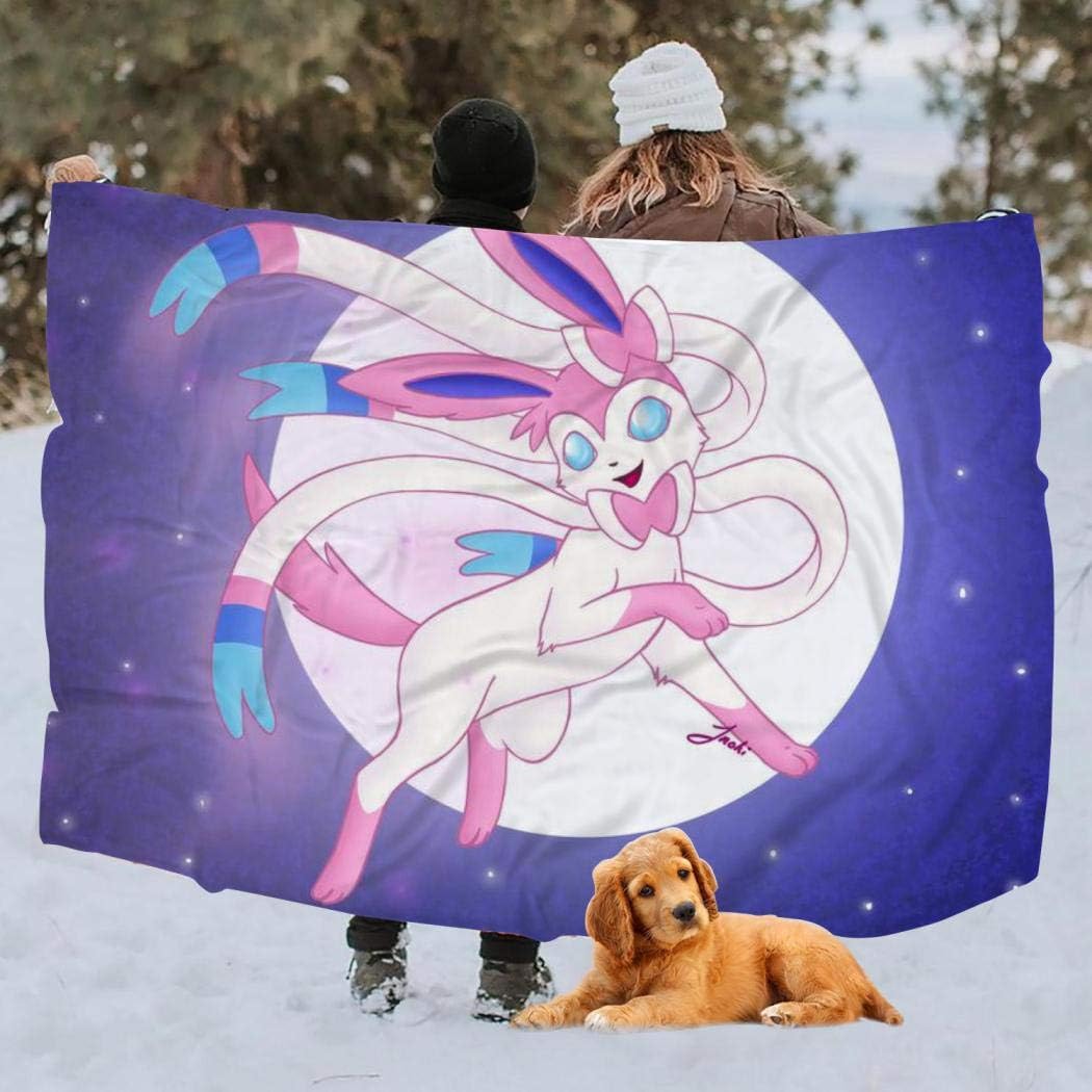Qvlippga SYL-Veon Ultra Soft Fiber Blanket All Season Home Decorative Warm Plush Cozy Blankets for Chair/Bed/Couch/Sofa Twin 60X80Inch