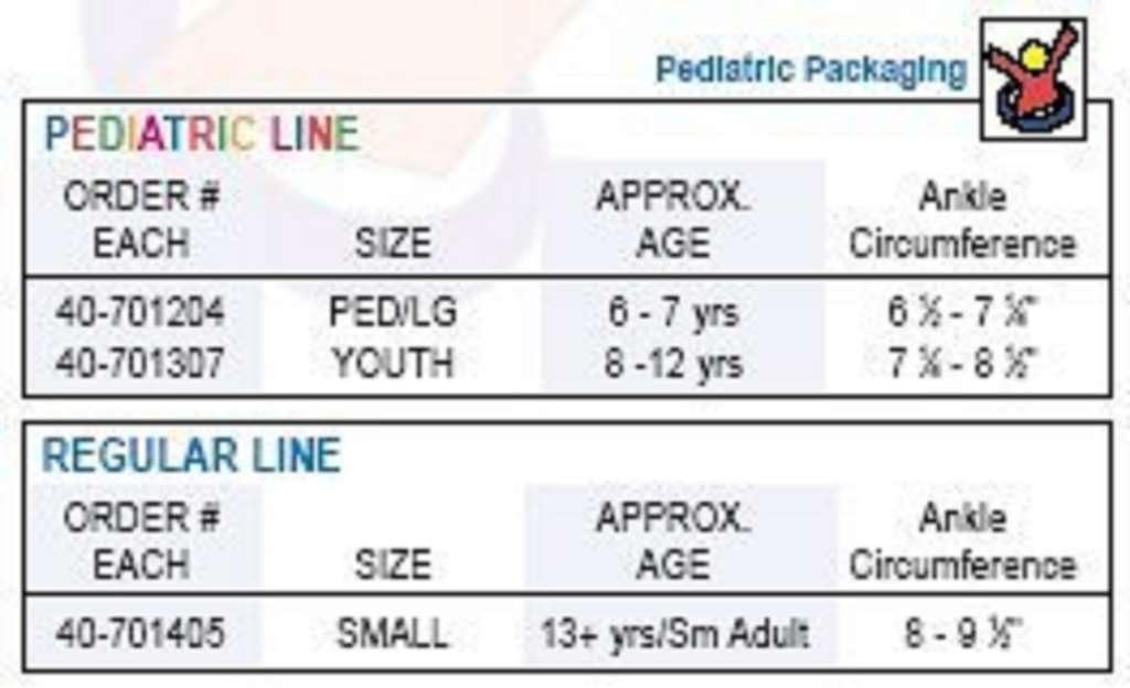 FLA Kids Neoprene Ankle Support - Size Pedi-Large