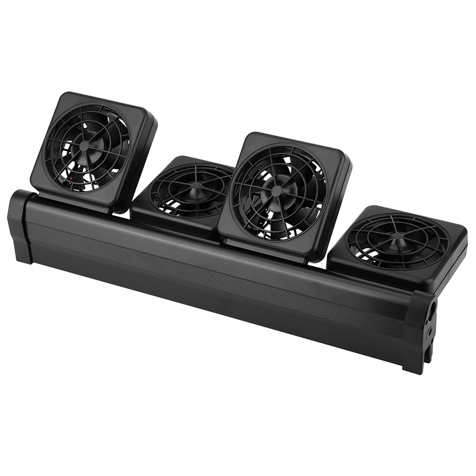 Aquarium Fish Tank Cooling Fan Aquarium Cold Wind Chiller Decoration Accessory Heat Dissipation Fans for Salt Fresh Water(4 head)