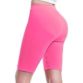 Design by Olivia Women's Basic High Waisted Active Yoga Soft Biker Shorts