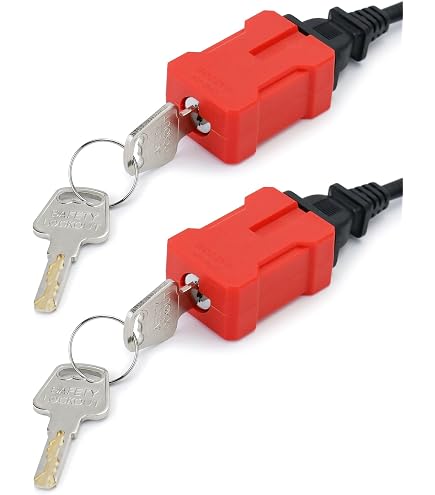 Aazon.co: Anskyloe Plug Lock-Electrical Cord Plug Lockout Device