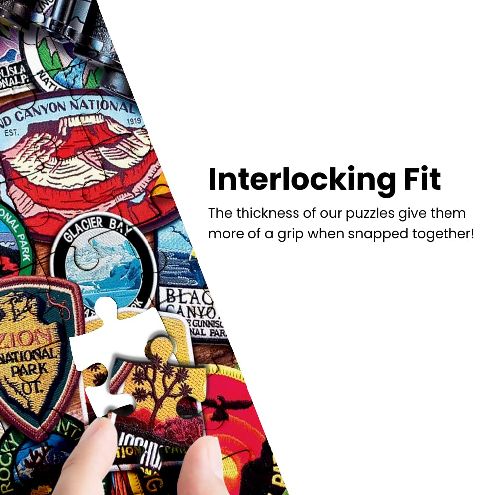 MasterPieces - 1000 Piece Jigsaw Puzzle, National Parks of America, Fun for Adults, Family, Kids 19.25