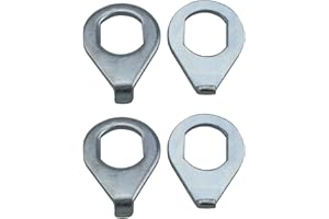 Ruiwaer 4PCS M10 Bicycle Hub Safety Washer Bike Wheel Hub Hook Washer Gasket Front Rear Wheel Retaining Clip Hook