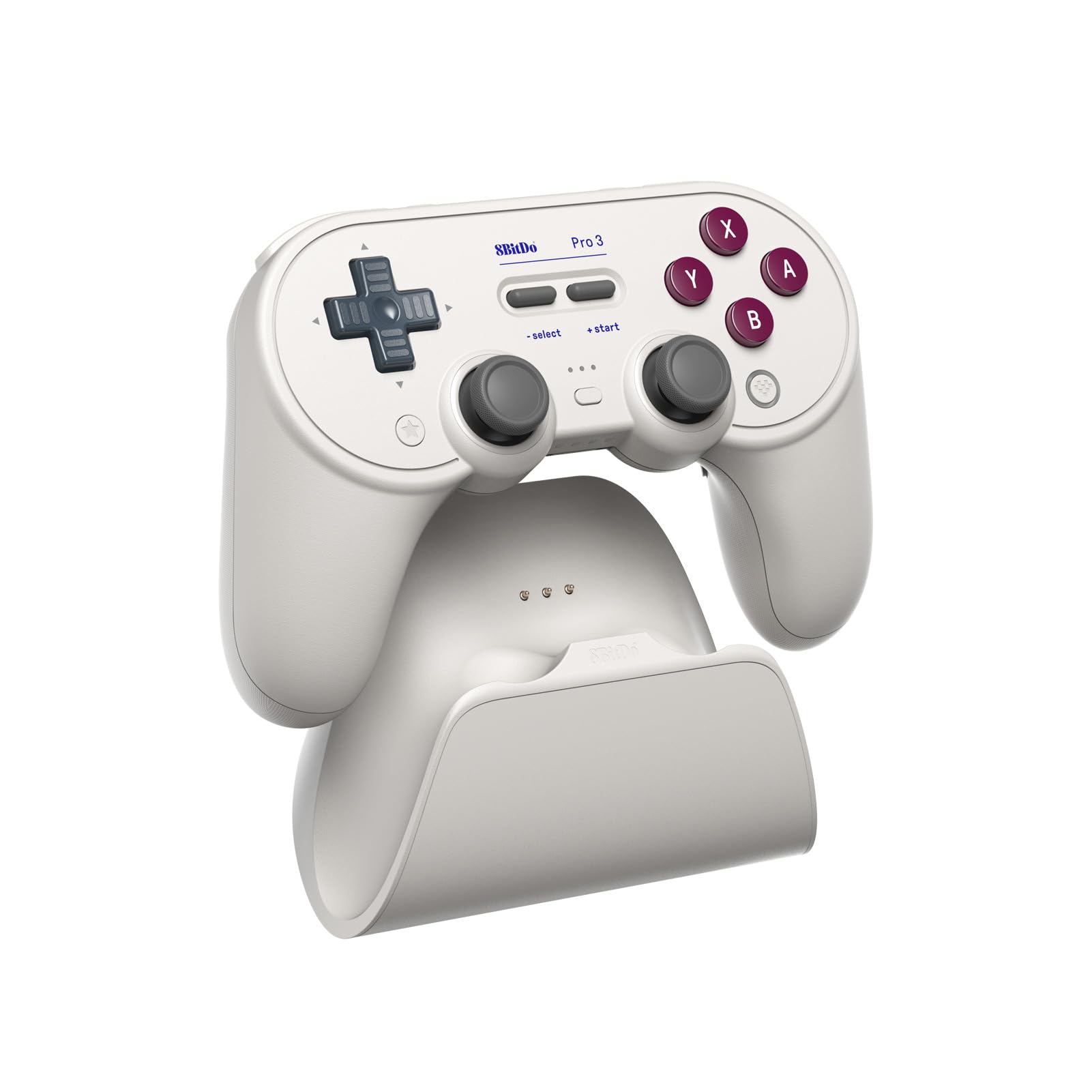Photo 1 of ***MISSING PARTS***
8Bitdo Pro 3 Bluetooth Controller with Swappable ABXY Buttons, TMR Joysticks, Hall Effect Triggers, Pro Back Buttons, Charging Dock, for Switch/Switch 2, Windows, Apple, SteamOS, Android - G Classic