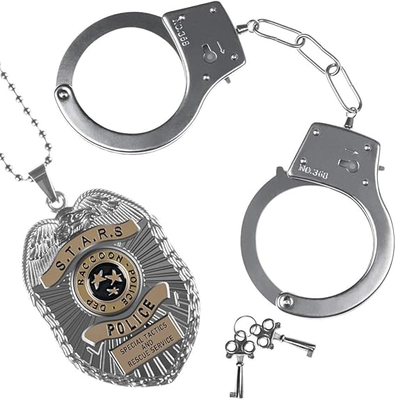 Handcuffs Set,Police Law Enforcement Costume Play,Handcuffs for Kids