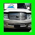 312 MOTORING fits 1998-2002 TOYOTA LANDCRUISER LAND CRUISER CHROME TRIM FOR GRILL GRILLE 1999 2000 2001 98 99 00 01 02