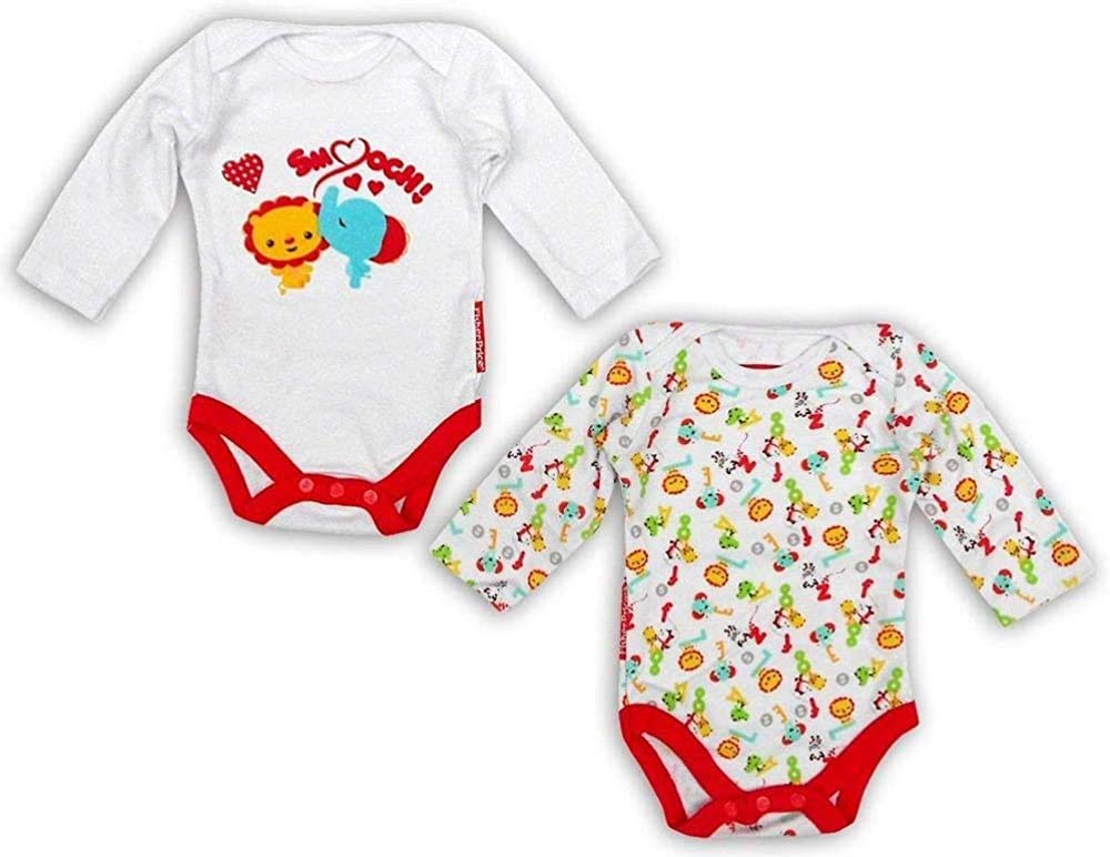 Brandnameinternal Set of 2 Printed Body L/S 0/24m