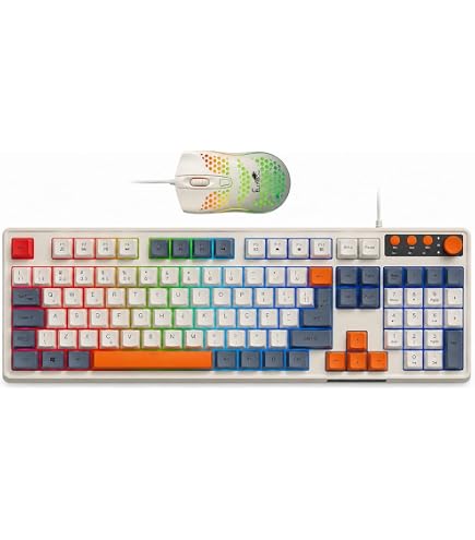 Haiz Kit Gamer Teclado Mouse Semi Mecânico ABNT2 Led RGB USB HZ