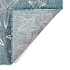 Liora Manne Indoor/Outdoor Rug, 4'10" x 7'6", Starfish Aqua