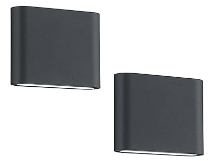 Trio Led Aussenwandleuchte Mit Up And Down Light In Anthrazit Im