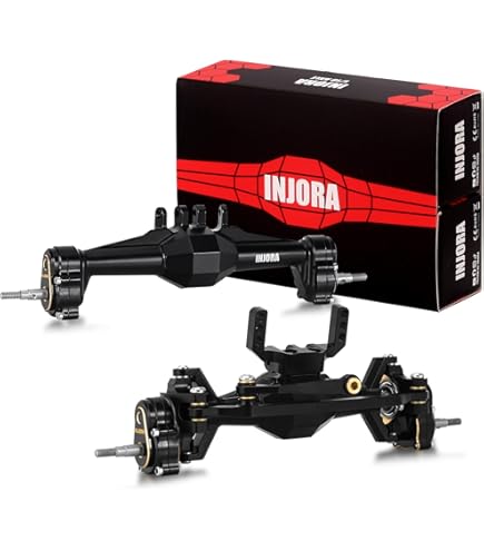 Amazon.com: INJORA +4mm Diamond Axles with Brass Steering Knuckles