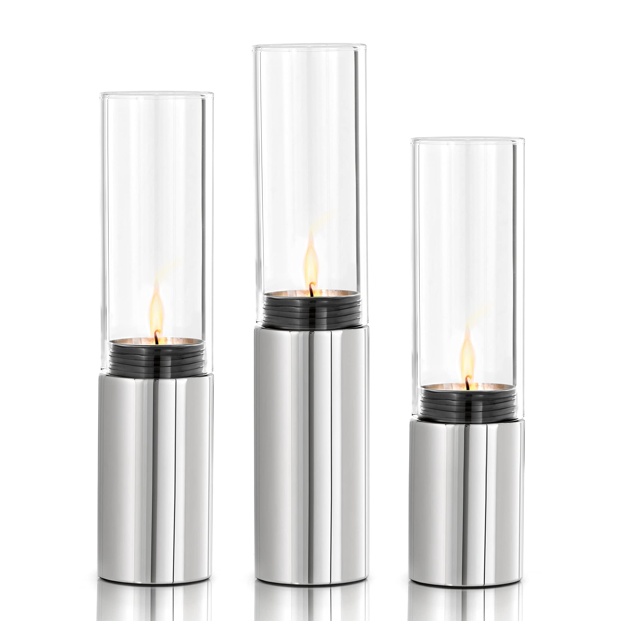 Blomus 65090 set 3 tealight holders FARO