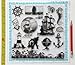 Sailship Ocean Addicted // Clear stamps pack (7