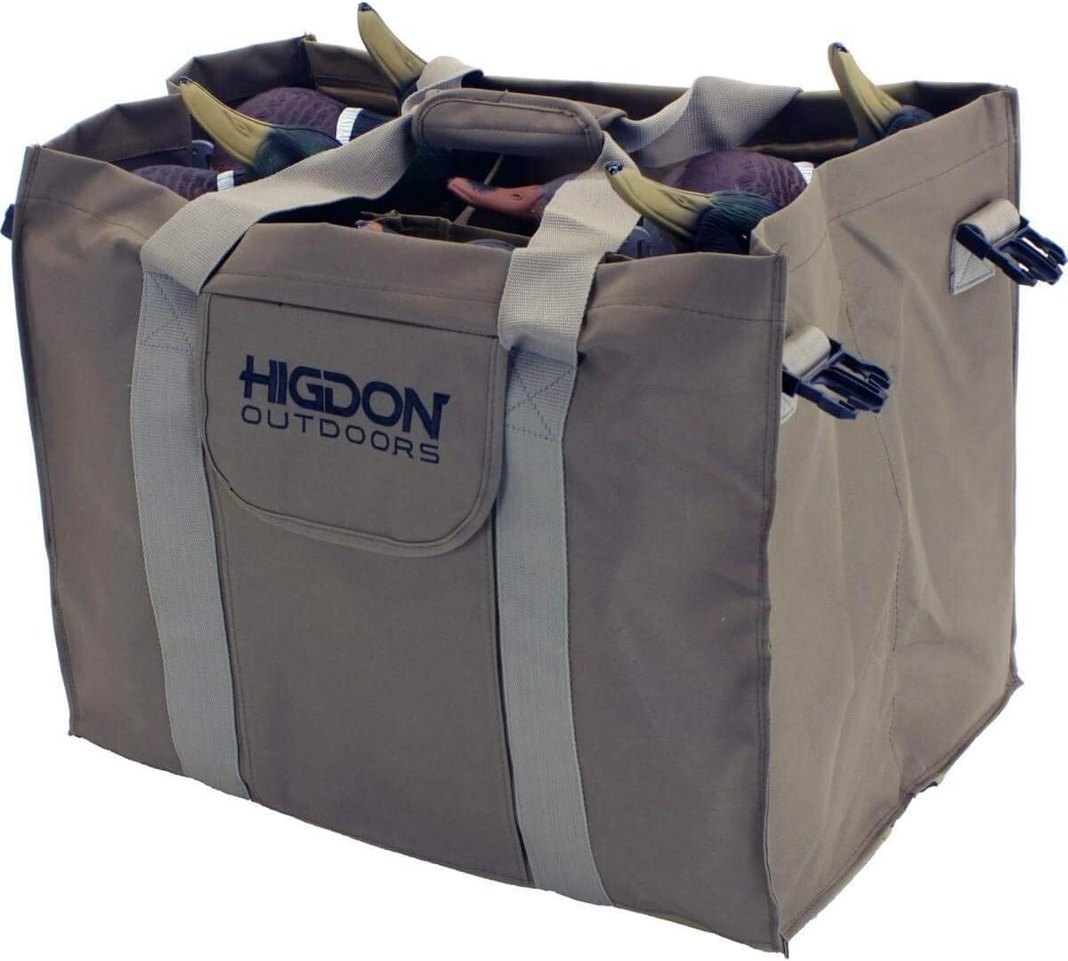 Higdon Outdoors6-Slot Duck Decoy Bag, Mag to Super Mag, Brown