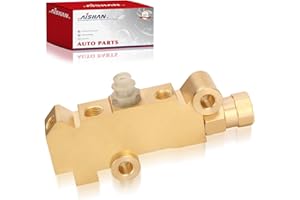 AISHAN PV4 Brass Proportioning Valve Disc/Drum Disc Front Drum Rear Brake Compatible with Chevy Ford Mopar 4 Wheel Disc Brakes Trucks Replace # 172-1361