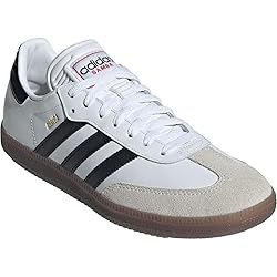 adidas Unisex-Adult Samba Indoor, White/Black/Vivid