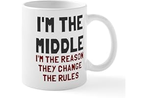 CafePress I'm The Middle Change Rules Mug 11 oz (325 ml) Ceramic Coffee Mug