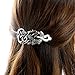 Viking Celtic Hair Clips Hairpins- Viking Hair Accessories Celtic Knot Hair Pins Antique Silver Hair Sticks Irish Hair Decor Accessories for Long Hair Jewelry Braids Hair Slide Clip With Stick (N-A1)