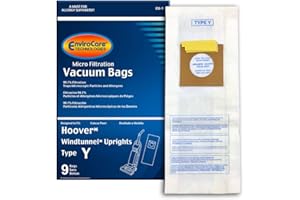 Generic Hoover WindTunnel Type Y Vacuum Bags 9 Pack, Fits Hoover 4010100Y