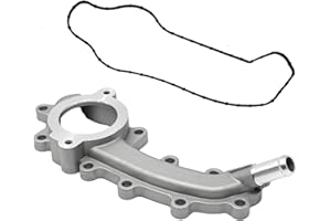 CADUFUELLY 5184653AF Engine Crossover Water Outlet, Replacement for Chrysler 200, Replacement for Dodge Avenger, Replacement for Jeep Cherokee, Ram 1500, ProMaster, Replaces 5184653AE, 5184653AD