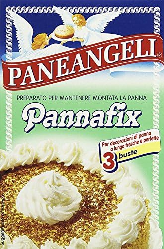 PANEANGELI PANNAFIX 30G - 1.06OZ - 3 BUSTE of 10g each in box - PANNAFIX PREPARATION FOR MAINTAINING THE WHIPPED CREAM whipped